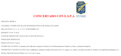 Curso Código Operativo para la Policía Local de Andalucía